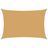 Żagiel przeciwsłoneczny, 160 g/m?, piaskowy, 4x6 m, HDPE