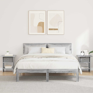 Stolik nocny 2 szt. Szary Sonoma 41 x 40 x 45 cm