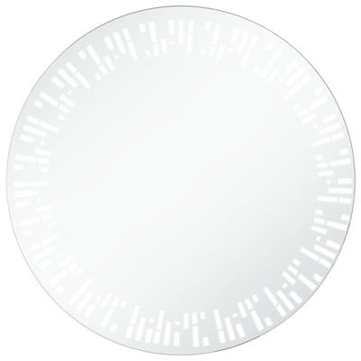 vidaXL Lustro łazienkowe z LED, 80 cm