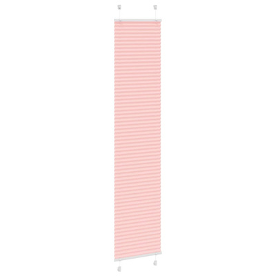 Roleta plisowana różowa 50x200 cm Szerokość tkaniny 49,4cm