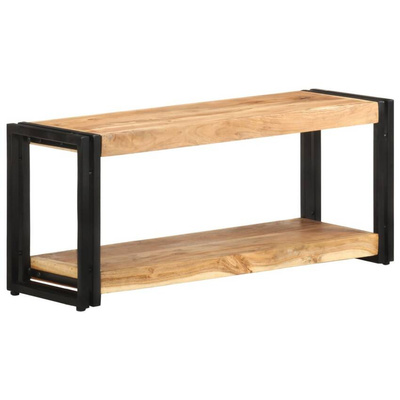 vidaXL Szafka pod TV, 90x30x40 cm, lite drewno akacjowe