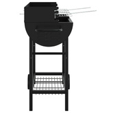 Grill węglowy 96,5 x 42,5 x 88,5 cm Czarny