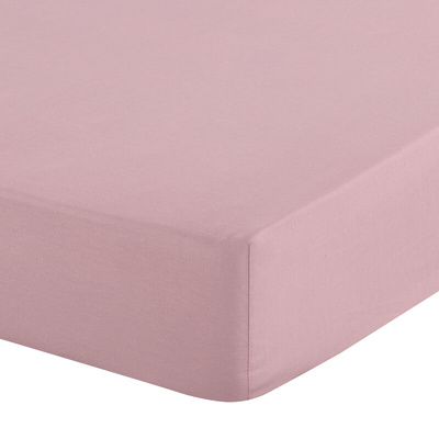 Prześcieradło Prze pudrowy róż 220x200 model standard