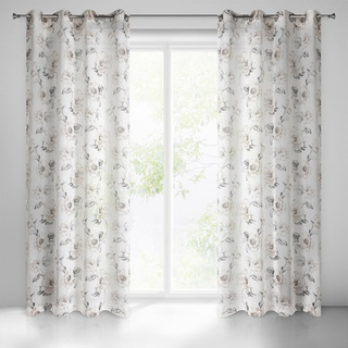 Zasłona Basala naturalna 140x250