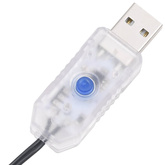 vidaXL Choinka z lampek, z kołkami, 220 kolorowych LED, 180 cm
