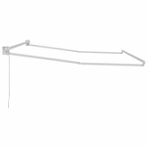 Markiza chowana Biały 350 x 250 cm Aluminium