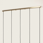 Lampa Wisząca szklane Kule Złota Abruzzo Dante 5xE27