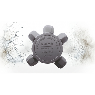 DAMIK ROUND CLOX 5T – IP68 450V Puszka Łączeniowa Hermetyczna Pięciodrożna
