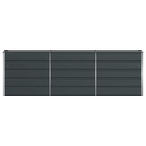Donica Antracyt 240 x 40 x 75 cm Stal
