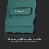 Przenośny panel solarny VT-10120 o mocy 120W dedykowany do banków energii