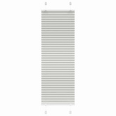 Roleta plisowana jasnoszara 45x150 cm Szerokość tkaniny 44,4 cm