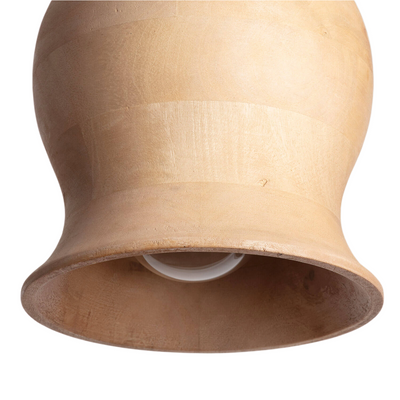 Lampa Wisząca z drewna z mango ?25cm E27 Abruzzo Fagioli