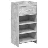 Szafka na buty z szufladą Betonowy szary 48 x 36 x 92 cm