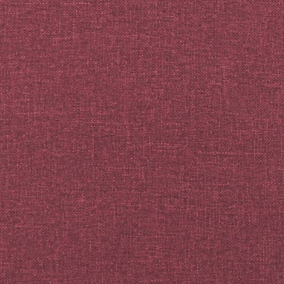 vidaXL Rozkładany fotel masujący, winna czerwień, obity tkaniną