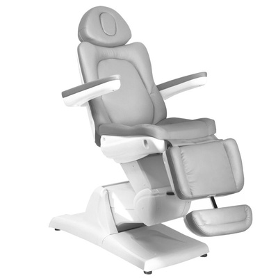 Fotel kosmetyczny elektr. Azzurro 870 3 siln. szary 109076