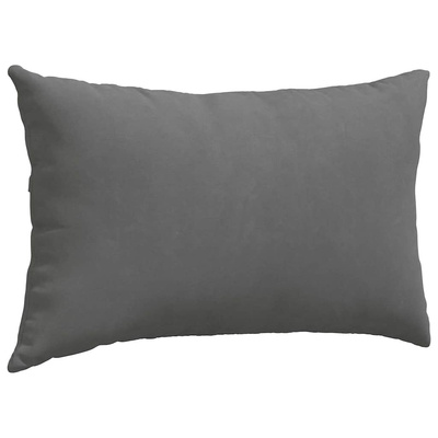 Poduszki na sofę 2 pcs Ciemnoszary 50 x 30 cm tkanina