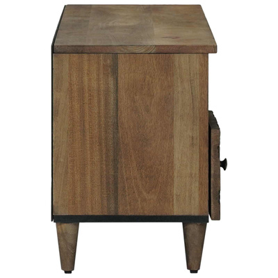 Szafka pod telewizor Brązowy 100 x 33 x 46 cm Drewno z mango