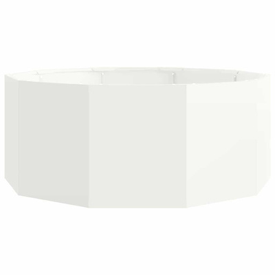 Donica Biały 90 x 90 x 35 cm Stal