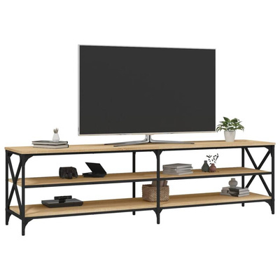 vidaXL Szafka pod TV, dąb sonoma, 180x40x50 cm materiał drewnopochodny