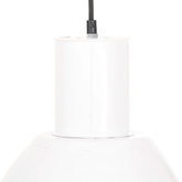 Lampa wisząca, 25 W, biała, okrągła, 28,5 cm, E27