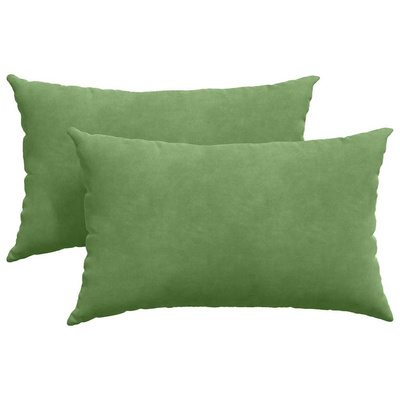 Poduszki na sofę 2 pcs jasnozielony 50 x 30 cm