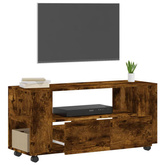 vidaXL Szafka pod TV, przydymiony dąb, 102x34,5x43 cm