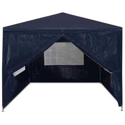 vidaXL Namiot imprezowy, 3 x 3 m, niebieski