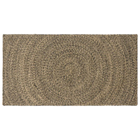 Dywany pokojowe Naturalny i czarny 100 x 200 cm Juta