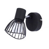 Lampa ścienna kinkiet 1X40W E14 czarny FLY 91-61881