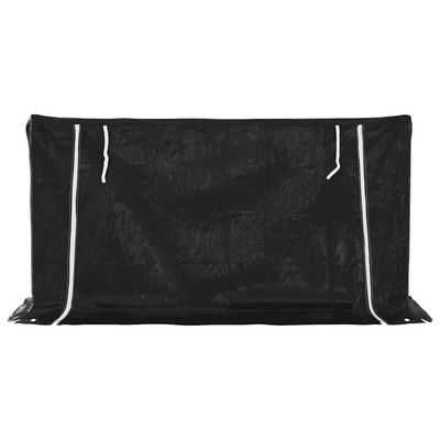 Stojak na drewno opałowe z drutem stalowym, 200,5x60,5x110,5 cm