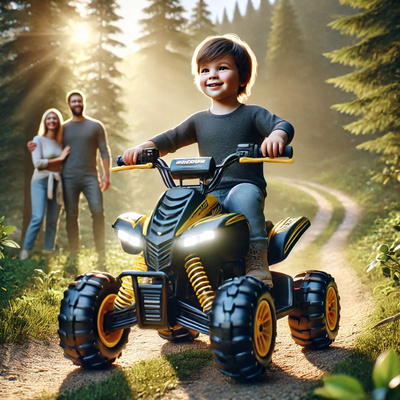 Quad na Akumulator XMX607 Żółty