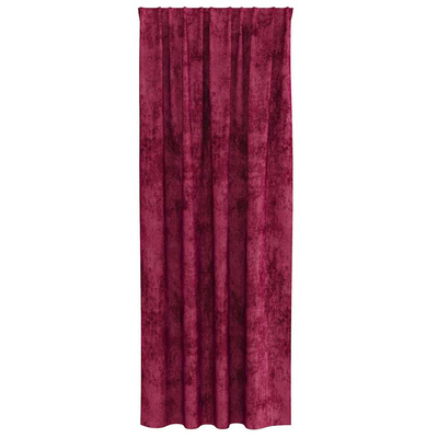 Zasłony z weluru 2 pcs czerwone wino 225 x 140 cm Aksamit