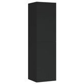 vidaXL Szafki telewizyjne, 2 szt., czarne, 30,5x30x110 cm