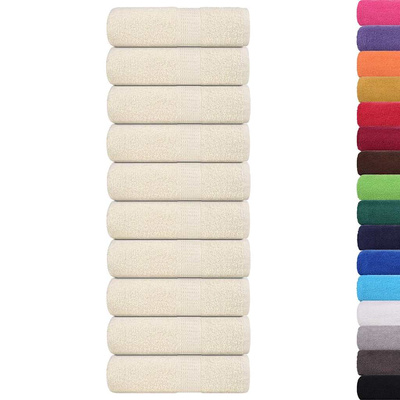 Ręczniki, FROGN, 10 szt., kremowe, 30x30 cm, 360 g/m?