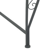 Ławka Drzewna 8 -osobowy Ø 160 x 89 cm steel Srebrnoszary