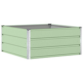 Donica Pastelowa zieleń 100 x 100 x 45 cm Stal