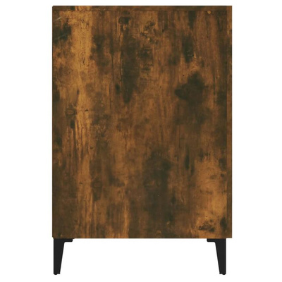 vidaXL Biurko, przydymiony dąb, 140x50x75 cm, materiał drewnopochodny