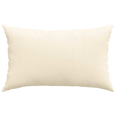 Poduszki na sofę 2 pcs Kremowy 50 x 30 cm Tkanina sztruksowa