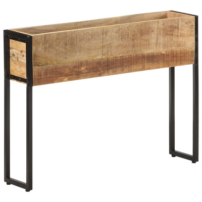 vidaXL Donica, 90x20x68 cm, surowe drewno mango