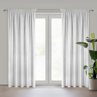 Zasłona Eris srebrna 135x270