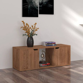 vidaXL Szafka pod TV, brązowy dąb, 88,5x27,5x30,5 cm