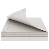 Plandeka z oczkami Biały 6 x 12 m 260 gsm PE