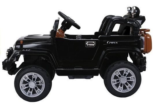 Auto na Akumulator Jeep JJ245 Dla Dzieci Światła LED MP3 Pilot Czarny