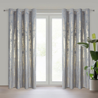 Zasłona Renia srebrna 140x250