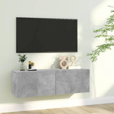 vidaXL Szafka pod TV, szarość betonu, 100x30x30 cm