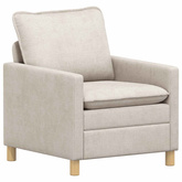 Sofa kremowy 76 x 81 x 87,5 cm Poliester