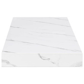 Półka ścienna 4 szt. Biały marmur 80 x 23,5 x 3,8 cm