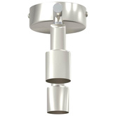 Reflektor sufitowy Z reflektorami Nikiel 25,5 x 8 x 11 cm Stal