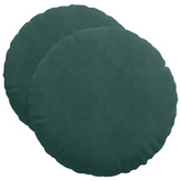 Poduszki na siedziska 2 pcs Ciemna zieleń ?50 x 19 cm Aksamit