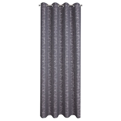 Zasłona Evi grafitowa 140x250